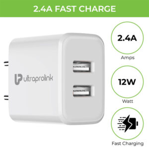 UltraProlink UM1156C 2.4A/12W Travel Adapter