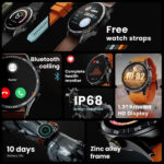 Boult Audio Rover 1.3" HD AMOLED 600Nits Display with 3 Straps