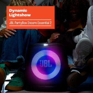 JBL PartyBox Encore Essential 2 Portable Speaker with AI Sound Boost