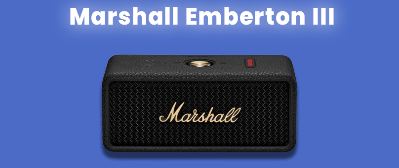 Marshall Emberton III Compact Portable Bluetooth Speaker