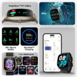Titan Evolution 4.6 cm Curved AMOLED Display Smart Watch