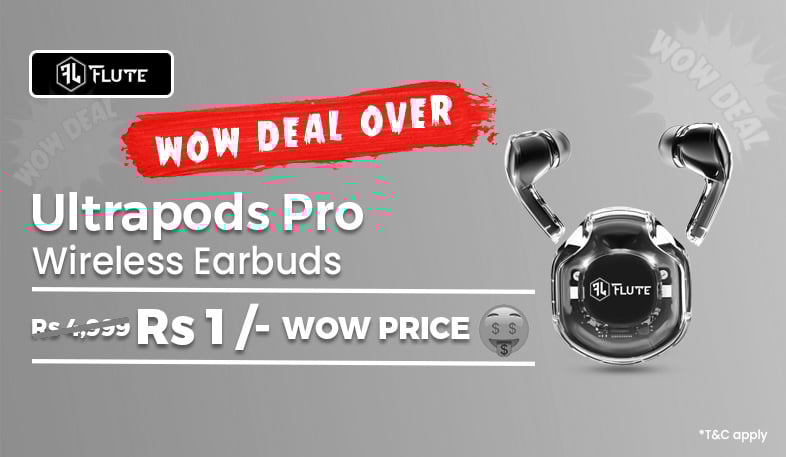 Wow Deal Flute Ultrapods Pro Banner Mobile Deal Over