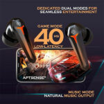 pTron Bassbuds Razer Gaming TWS Earbuds