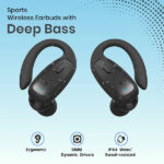 pTron Bassbuds Sports TWS Earbuds with Deep Bass
