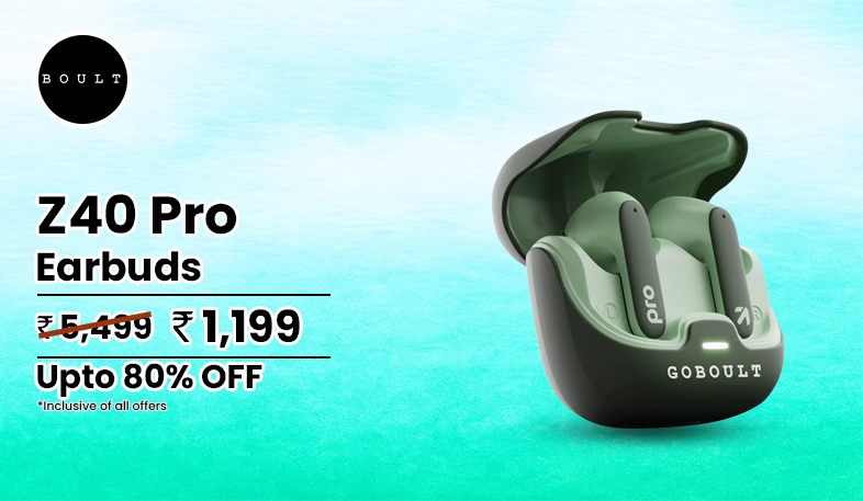 Boult Audio Z40 Pro Wireless Earbuds
