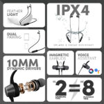 SENS ALVIS 1 Bluetooth Neckband with Magnetic Earbuds