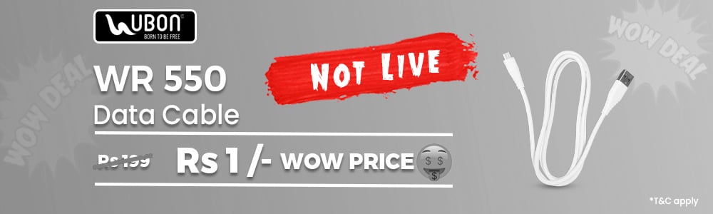 Wow Deal Ubon WR 550 Dekstop Banner Not Live