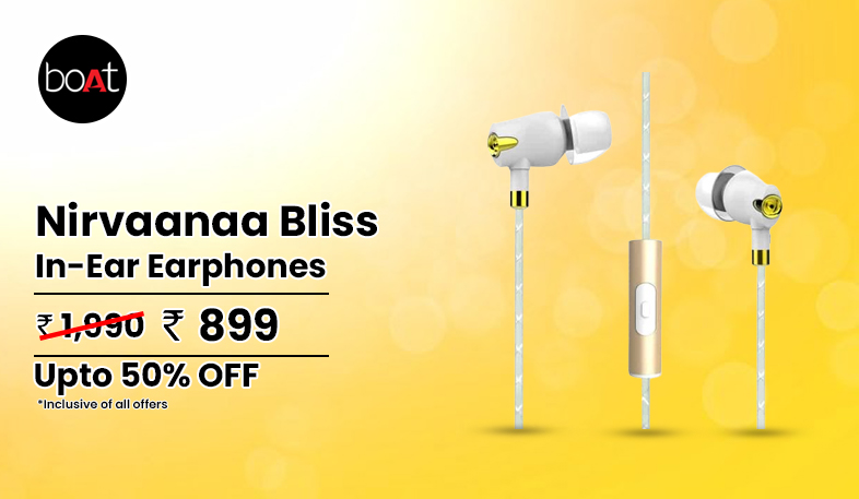 boAt Nirvaanaa Bliss In-Ear Earphones with Mic