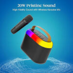 pTron Fusion Joy 20W Bluetooth Speaker with Wireless Karaoke Mic
