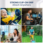 Portronics ClipCool Portable Rechargeable Clip-On Fan