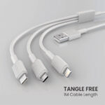 Portronics Konnect Link 3 3-IN-1 Multifunctional Cable