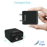 Portronics Adapto One Single Port Adapter With Mach Charge