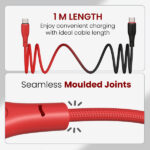 Portronics Hue x 60W Dual Tone Colour Type C Fast Charging Cable