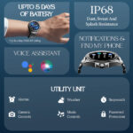 boAt Enigma Switch 1.39 Inch HD Display Premium Luxury Smartwatch