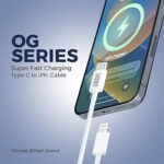 UBON OG Series WR72 Type C to iPhn Cable 1 M