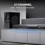 boAt Aavante Bar Quake 200W 2.1 Channel Soundbar with Wired Subwoofer