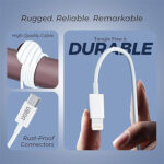 UBON OG Series WR72 Type C to iPhn Cable 1 M