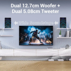 Zebronics BT4848RUCF 2.0 80W Bookshelf Speaker