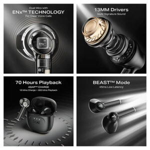 boAt Airdopes 131 Gen 2 True Wireless Earbuds black 1