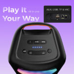 VIDA Boombox 100 100W Party Speaker with Party Bass Booster