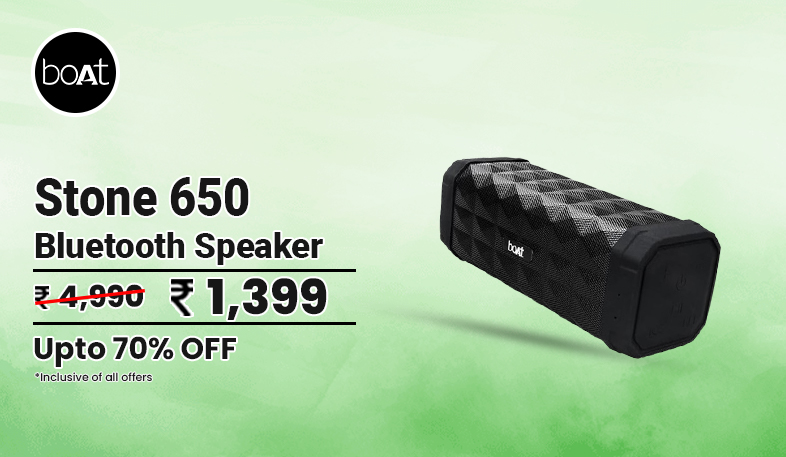 boAt Stone 650 10W Bluetooth Speaker bannar