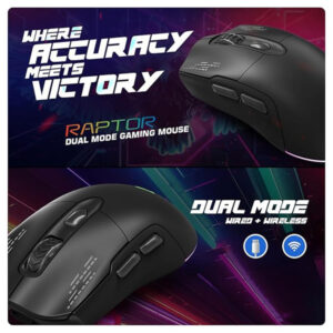 Cosmic Byte Raptor Dual mode RGB Mouse