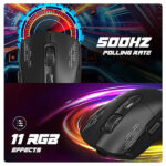 Cosmic Byte Raptor Dual mode RGB Mouse