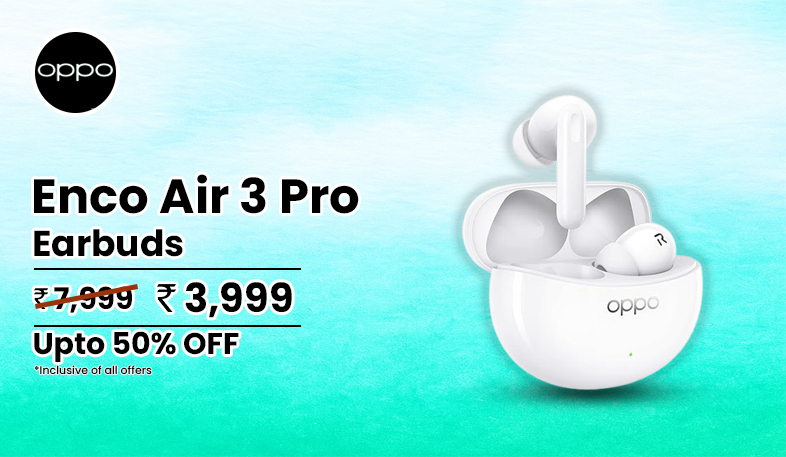 Oppo Enco Air 3 Pro Wireless Earbuds Bannar
