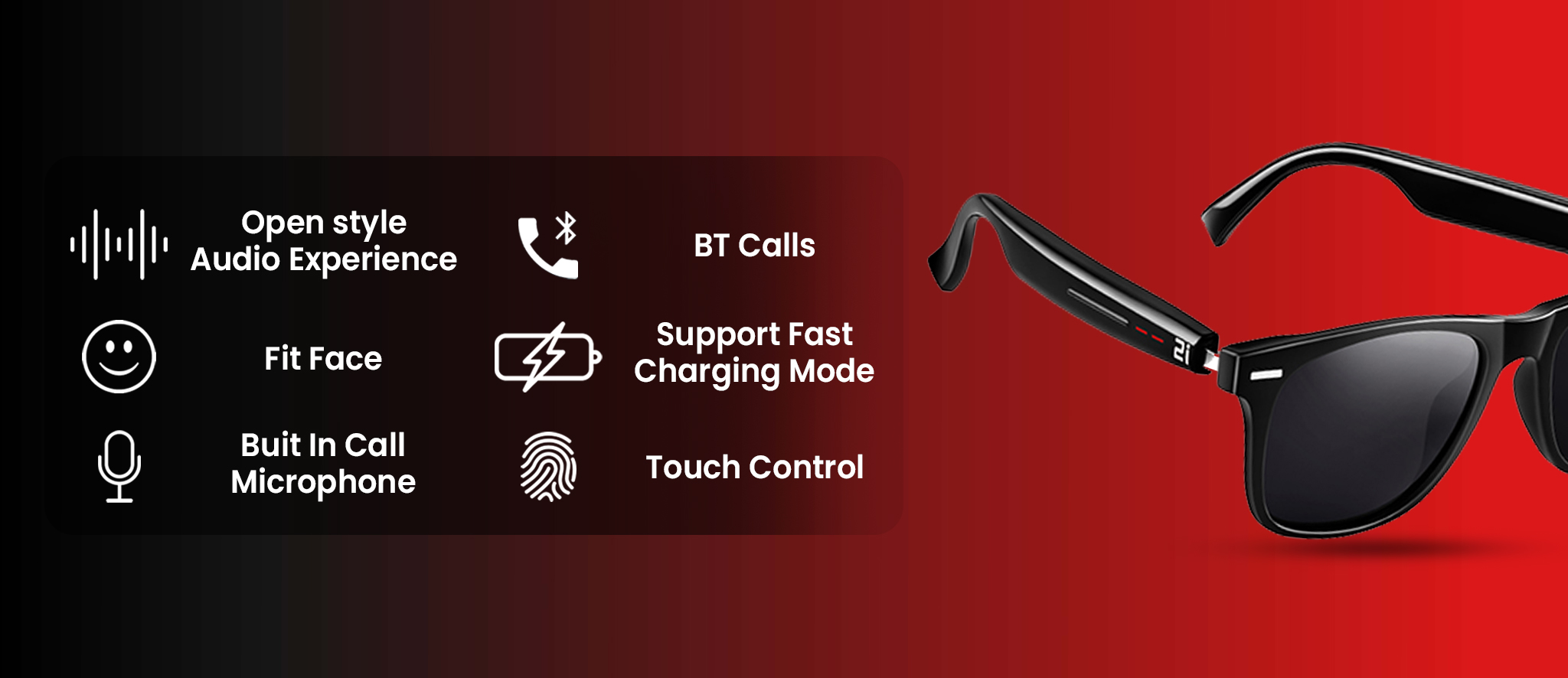 2i Talk Audio Sunglasses