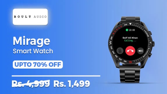 Boult Audio Mirage Round Dial Smartwatch with 1.39 Inches