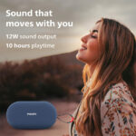 Philips Audio TAS1400BL Wireless Bluetooth Speaker