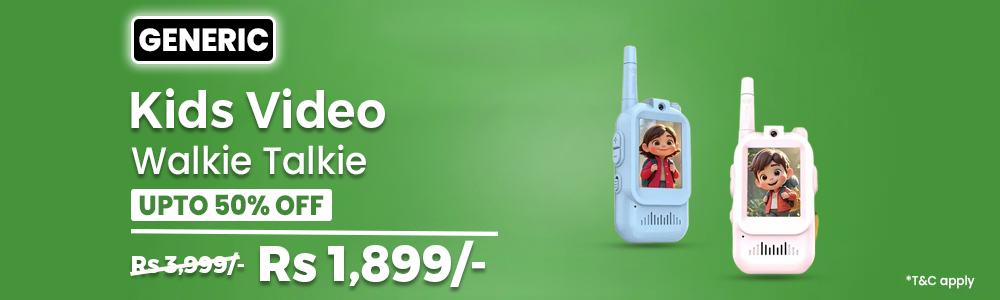 Deal Of The Day Kids Video Walkie Talkie Set Desktop Bannar