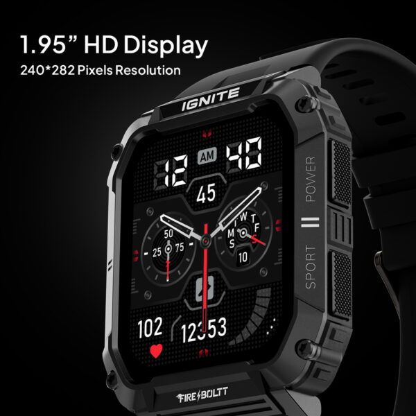 Fire Boltt Combat 1.95 Inch Display Smartwatch