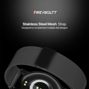 Fire-Boltt SteelWeave Stainless Steel 22mm Strap