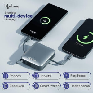 Lifelong Slim Compact Zap Charge 10000mAh Power Bank