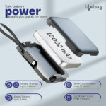 Lifelong Slim Compact Zap Charge 10000mAh Power Bank