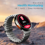 Pebble Forte 1.5" HD Display Bluetooth Calling Smartwatch