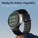 Pebble Forte 1.5" HD Display Bluetooth Calling Smartwatch
