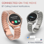 Pebble Ritz 1.19″ HD Display Bluetooth Calling Smartwatch