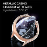 Pebble Ritz 1.19″ HD Display Bluetooth Calling Smartwatch