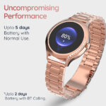 Pebble Ritz 1.19″ HD Display Bluetooth Calling Smartwatch