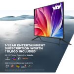 VZY by DishTV 109 cm (43 inch) QLED Ultra HD (4K) Smart Google TV