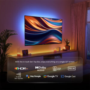 VZY by DishTV 32 inch QLED Full HD Smart Google TV