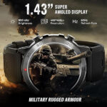 beatXP Duke Rugged 1.43” Round Super AMOLED Smart Watch