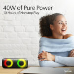 Philips TAS3400BK Portable Bluetooth Speaker