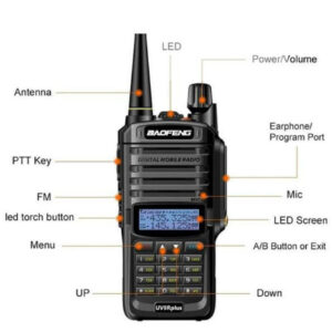 BAOFENG UV-9R Plus Rugged Dual-Band Walkie Talkie