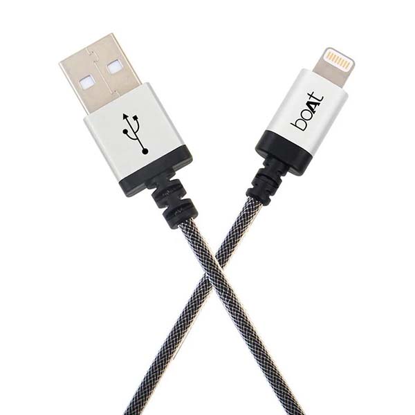 boAt Metallic Lightning Cable USB To Type C Apple Cable boAt Metallic Lightning Cable USB To Type C Apple Cable