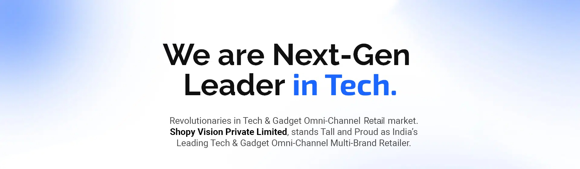 Why Shopyvision First