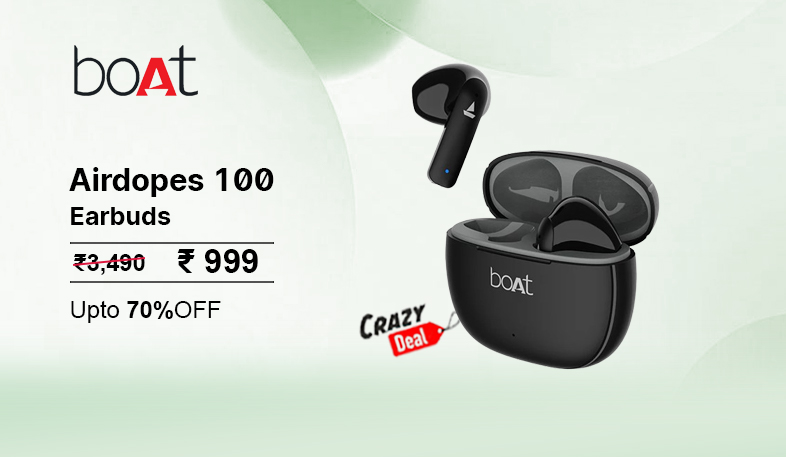 boAt Airdopes 100 True Wireless Earbuds With Ultra Low Latency Banner