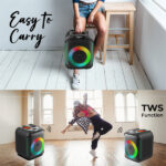 Gizmore T120 Thunder Bolt Party Speaker With Wireless Mic